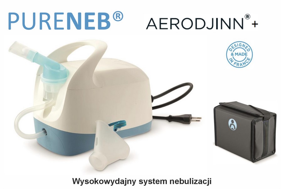PURENEB AERODJINN sprężarka pneumatyczna do leczenia chorób płuc