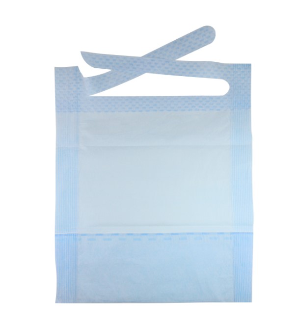 Śliniak z kieszenią 100szt niebieski MEDPROX BIBS - obrazek 2