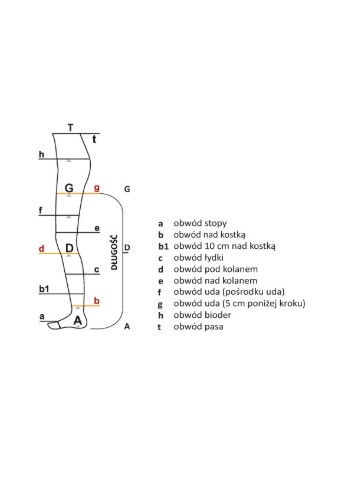 Podkolanówki Avicenum PHLEBO 140 AD L LONG 3D 8030(8001) naturalny CIENKIE - obrazek 2