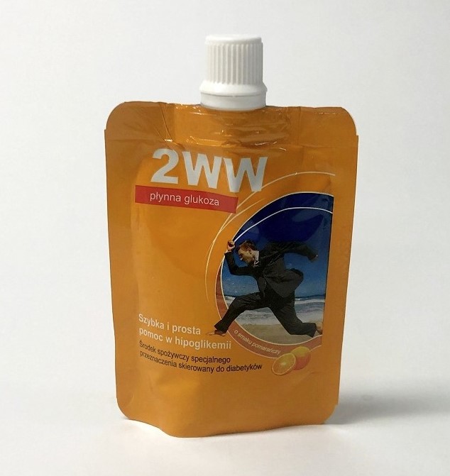 Glukoza 2WW 24ml 1szt o smaku truskawkowym - obrazek 2