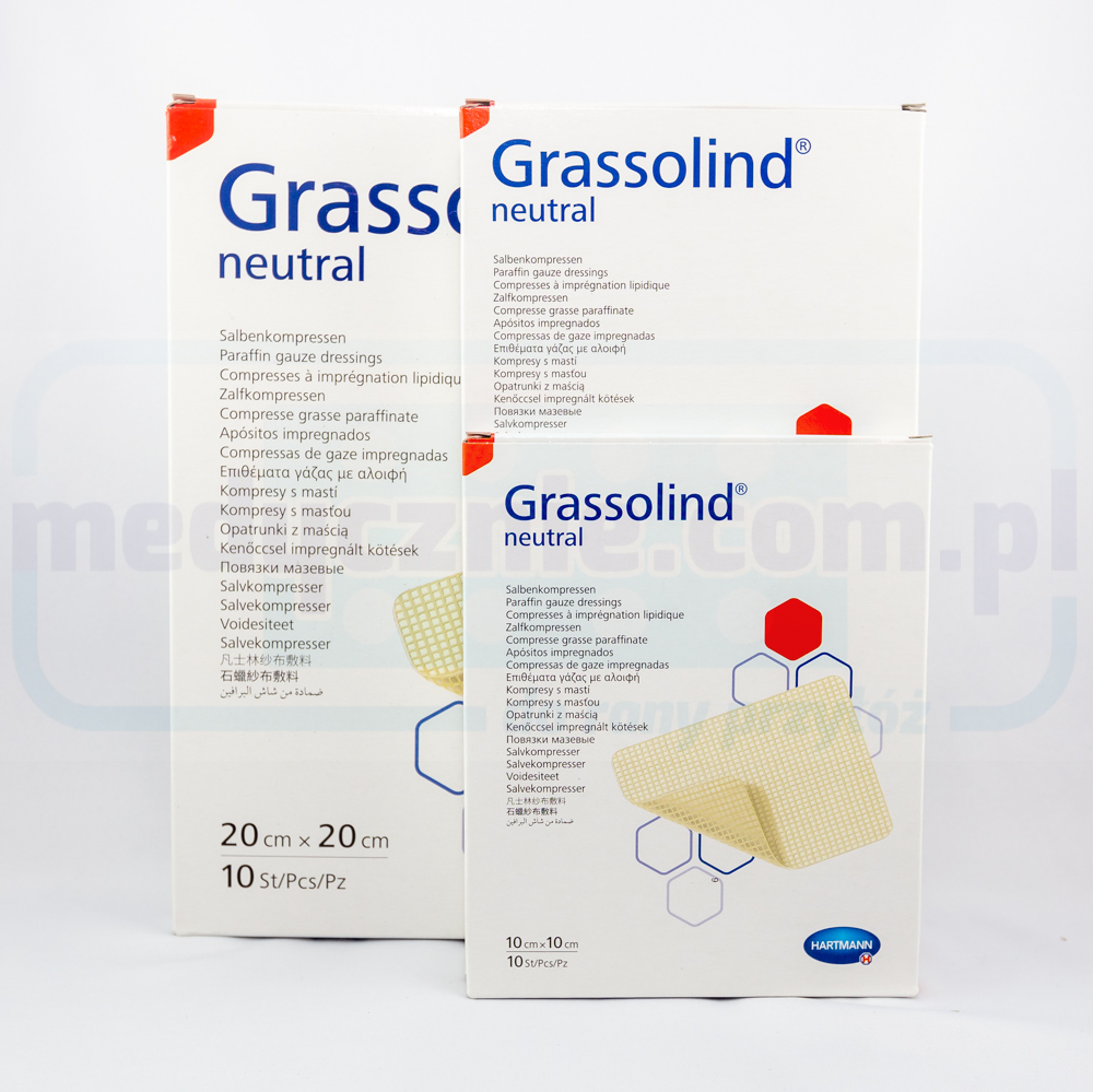 Grassolind 7,5*10cm opatrunek na oparzenia 1szt - obrazek 2