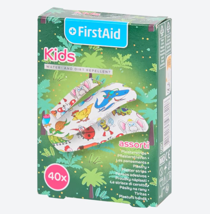 Plaster zestaw dla dzieci FIRST AID Kids 40 szt. - obrazek 2