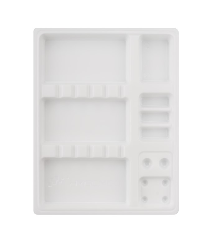 Tacki stomatologiczne j.u. białe 100szt - obrazek 2