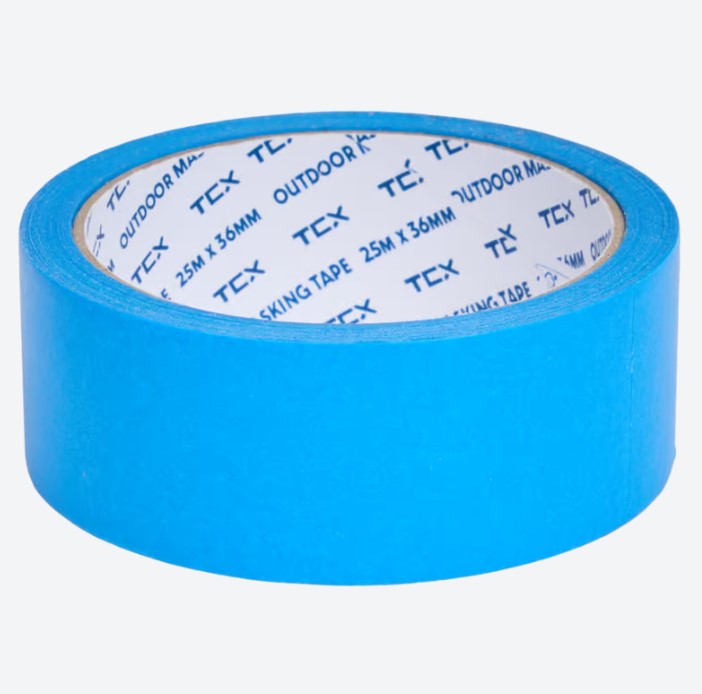 Taśma papierowa samoprzylepna 3,6cm*25m niebieska - obrazek 2