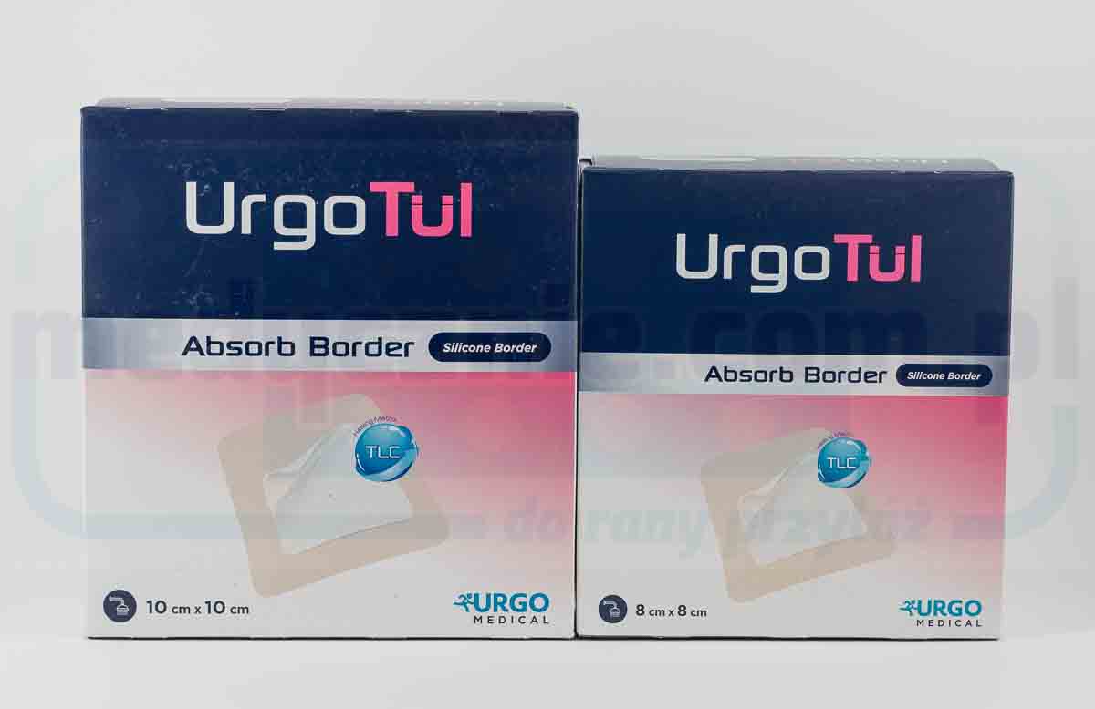 UrgoTul Absorb Border 13x13 cm 1szt