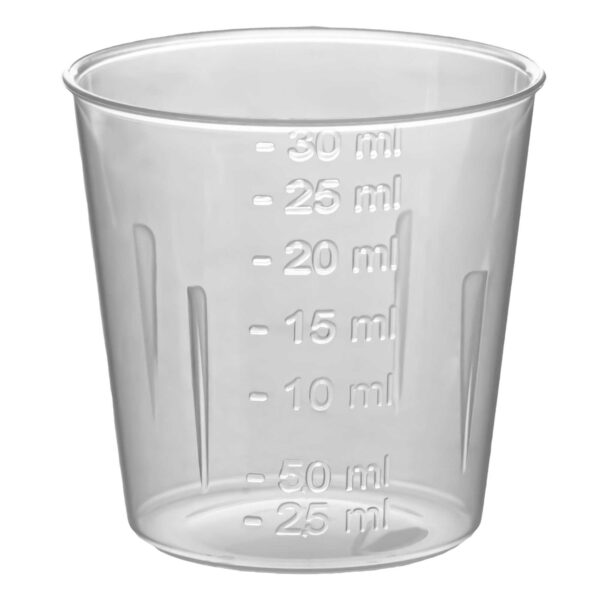 Kieliszek do podawania leków szklany 30ml 1szt