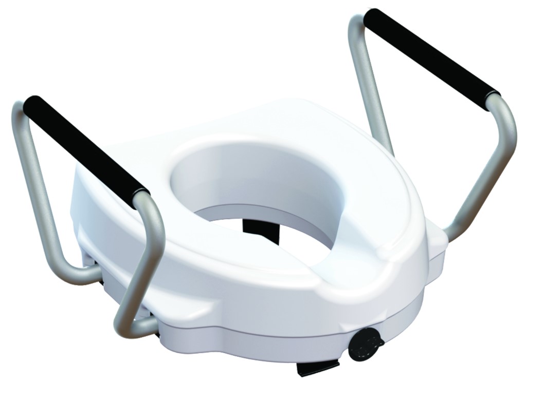 Nasadka toaletowa z uchwytami bocznymi wysokość 12cm