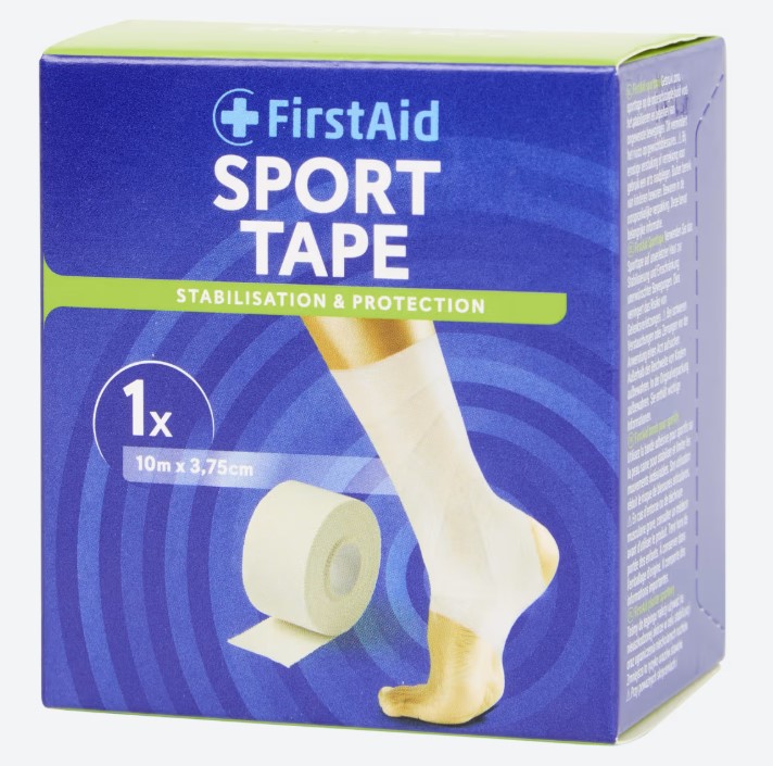 Taśma do tejpingu FirstAid 3,75cm x 10m biała