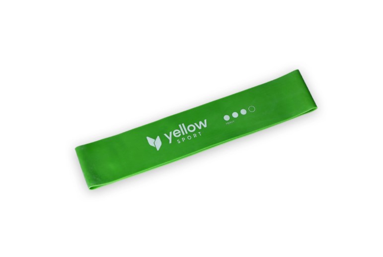 Taśma oporowa w pętli yellowLOOP Band opór 10-15 kg zielona
