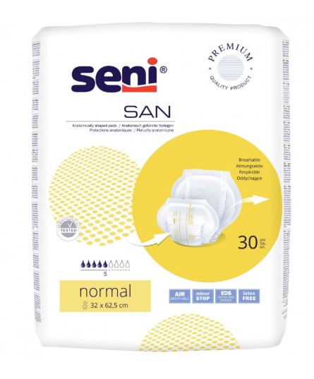 Pieluchy anatomiczne Seni San Normal 30szt
