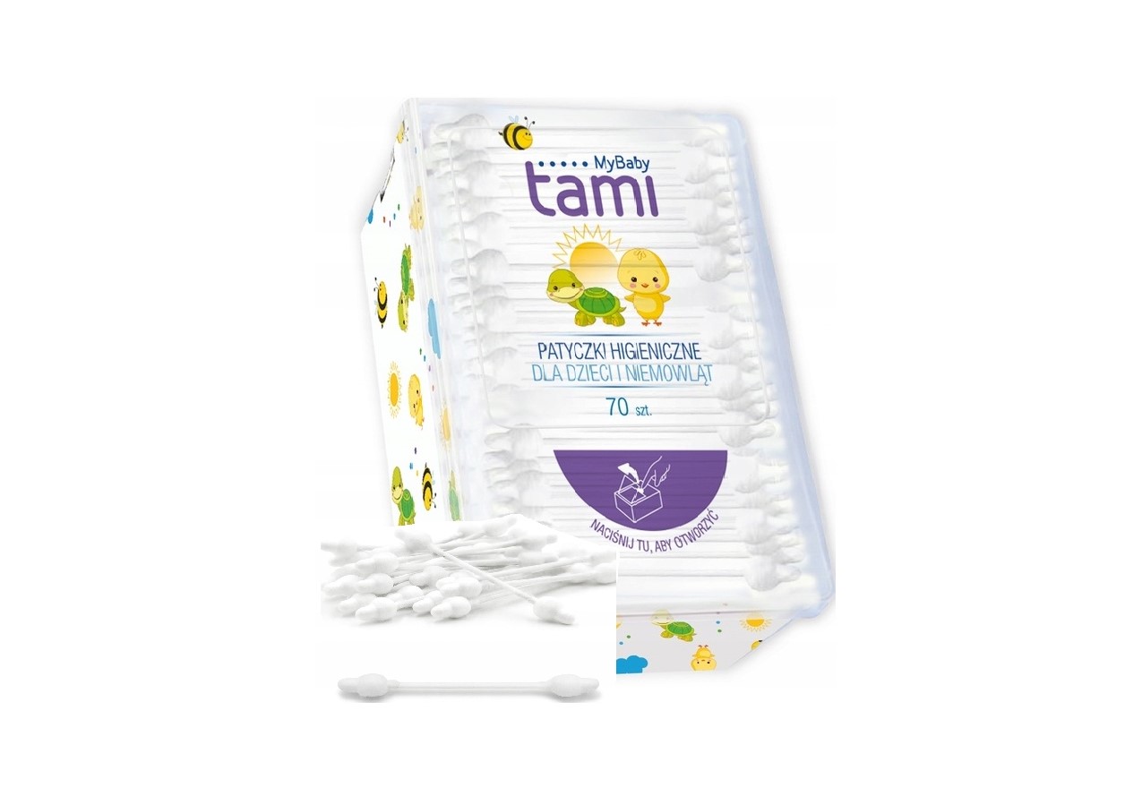 Patyczki higieniczne dla dzieci 70szt