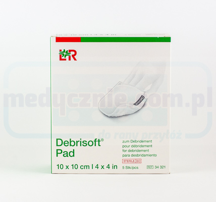 Debrisoft Pad 10x10cm 1szt - opatrunek do opracowania rany