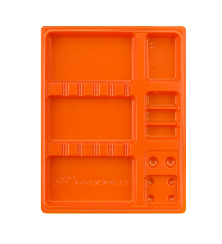 Tacki stomatologiczne j.u. pomarańczowe 100szt - obrazek 2