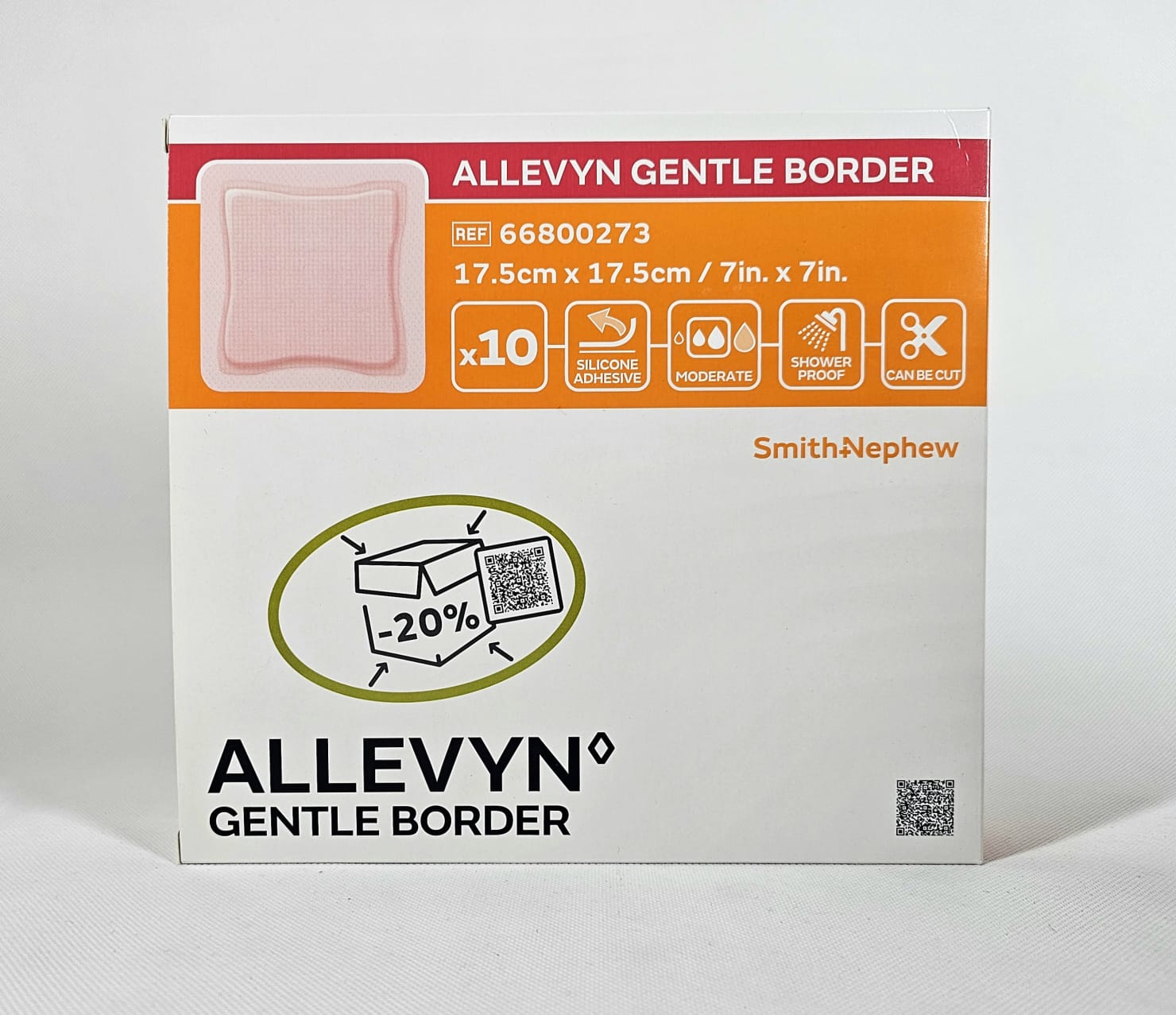 Allevyn Gentle Border 17,5* 17,5cm 1szt
