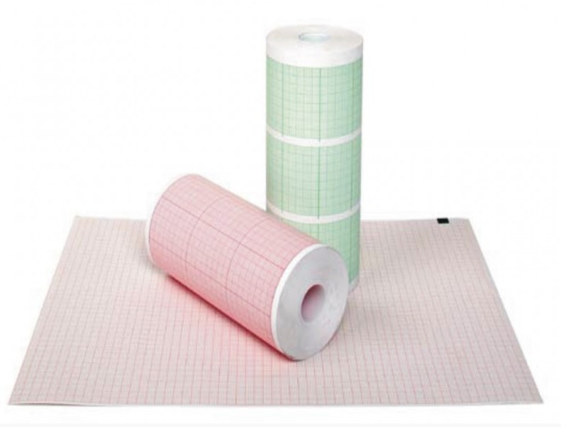 Papier do defibrylatorów Lifepak 107mm x23m x12mm 1szt z nadrukiem