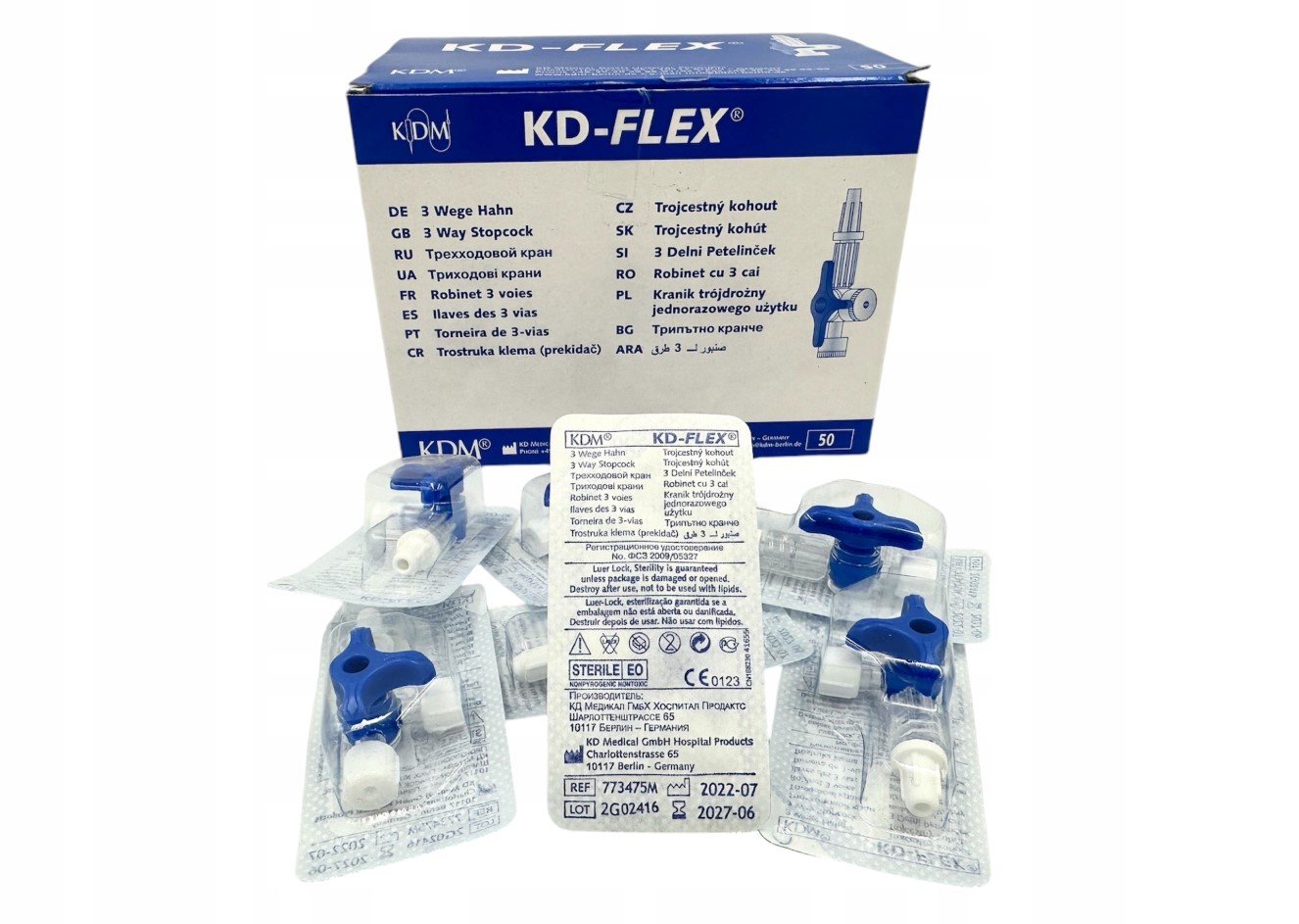 Kranik trójdrożny KD Flex 1szt