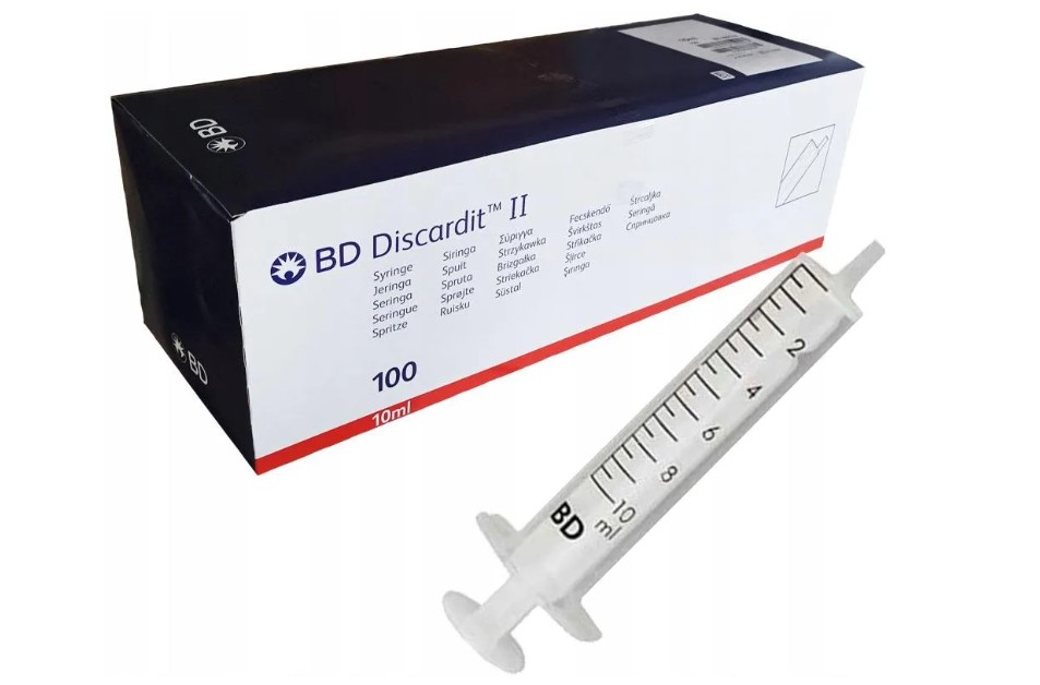 Strzykawki BD 10ml 100szt
