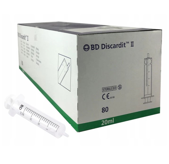 Strzykawki BD 20ml 80szt