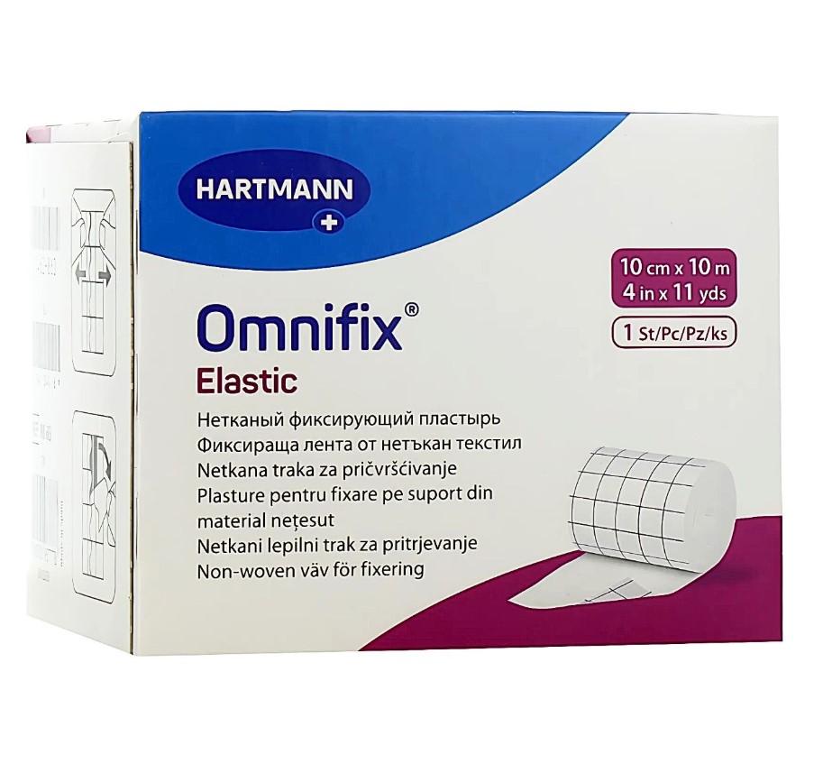 Taśma włókninowa Omnifix Elastic 10cm*10m 1szt opatrunkowa samoprzylepna rolka