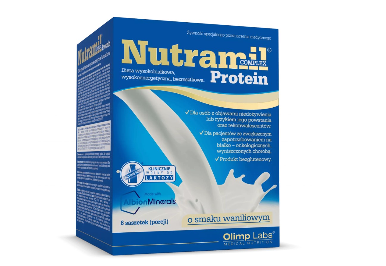Olimp Nutramil complex Protein 72g 1szt wanilia