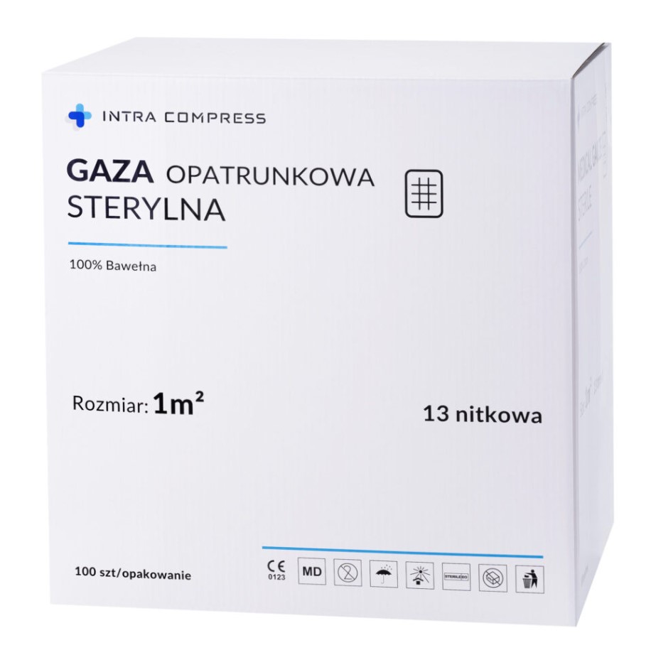 Gaza jałowa 13N 1m2 100szt