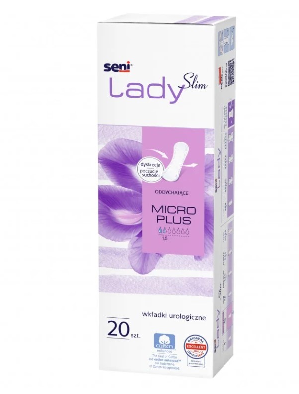 Wkładki urologiczne 20szt Seni Lady Slim Micro Plus