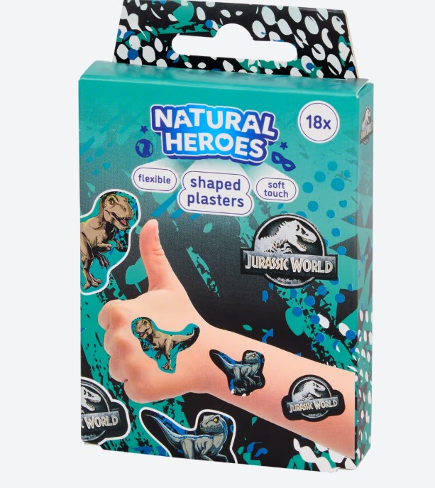 Plaster zestaw dla dzieci 18szt Natural Heroes - obrazek 2