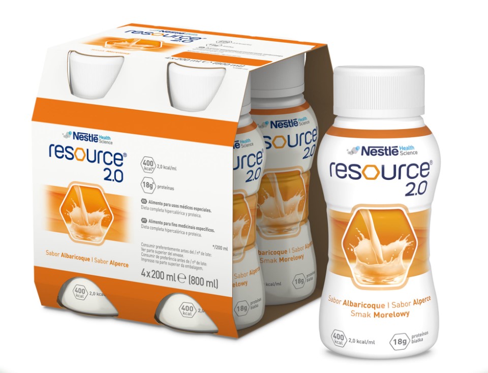 Resource 2.0 4x200ml smak morelowy