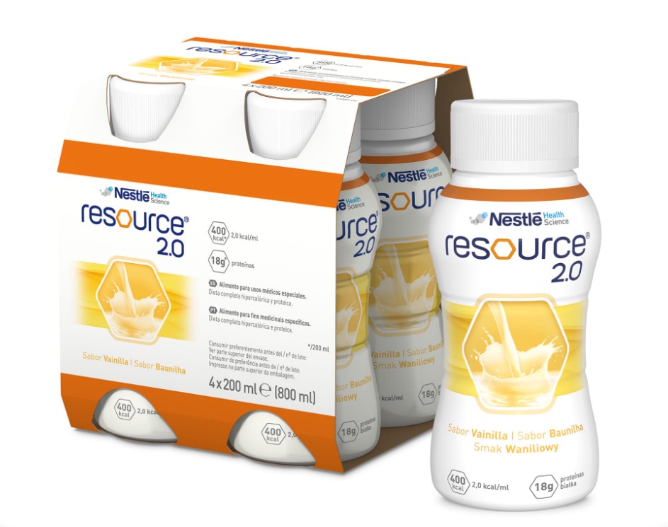 Resource 2.0 4x200ml smak waniliowy