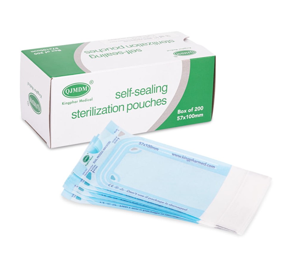Torebki 57mm *100mm 200szt foliowo-papierowe do sterylizacji