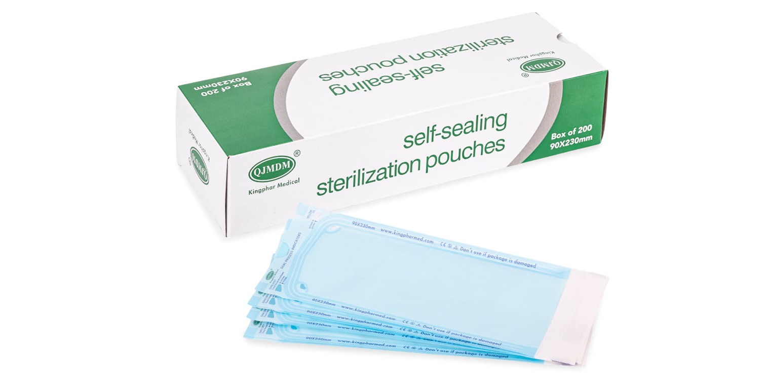 Torebki 90mm *230mm 200szt foliowo-papierowe do sterylizacji - obrazek 2