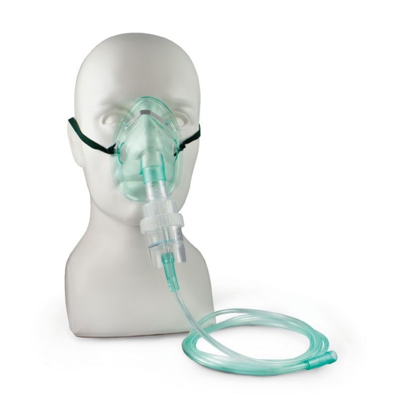 Maska tlenowa z nebulizatorem i drenem L dla dorosłych 1szt