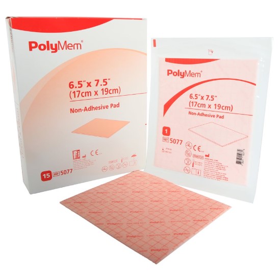 PolyMem 5077 Non Adhesive Pad 17x19cm 1szt