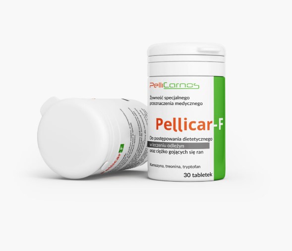 Pellicar-F 30 tabletek leczenie odleżyn i ciężko gojących się ran