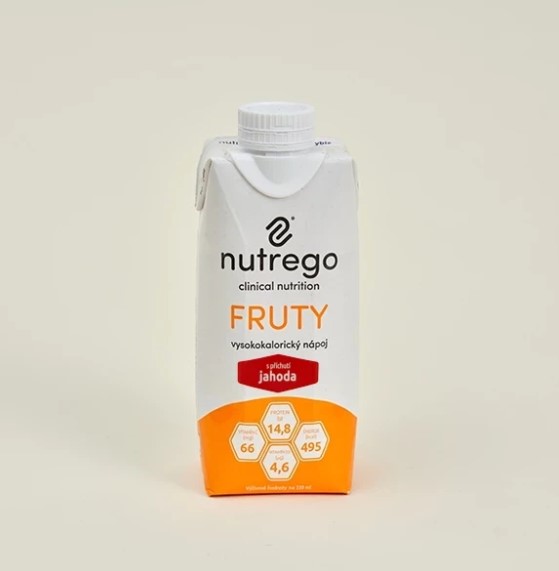 Nutrego Fruty 330 ml Truskawka uzupełnienie diety