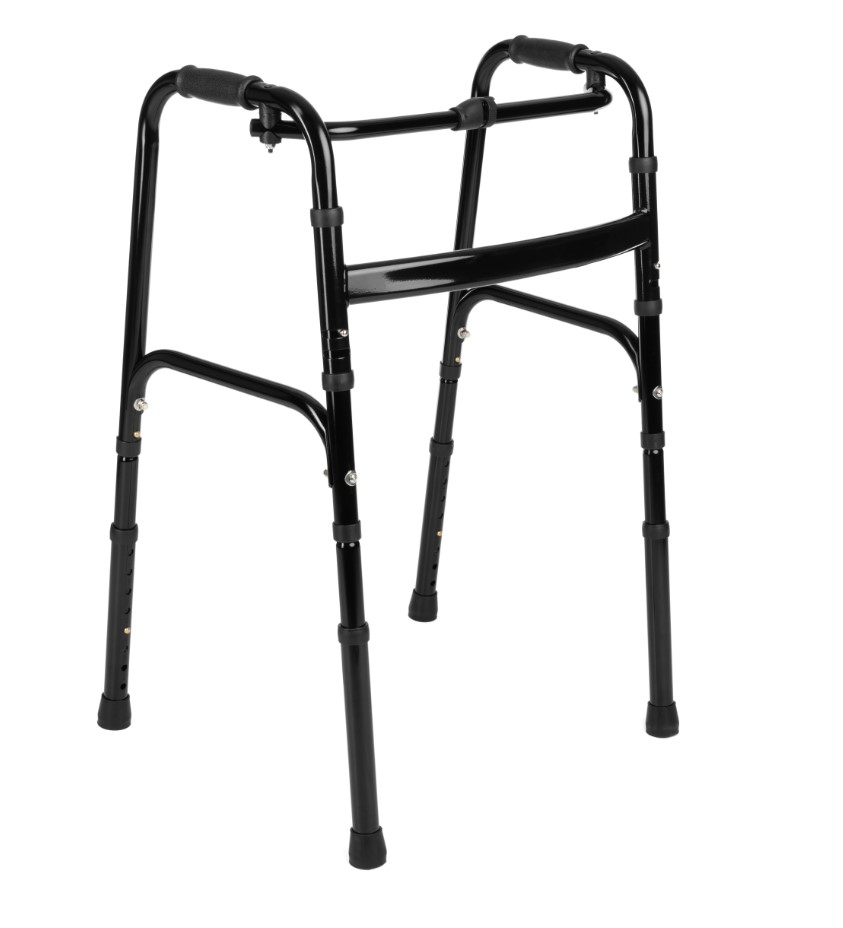 Balkonik 2-funkcyjny podwójnie składany FOLDY czarny