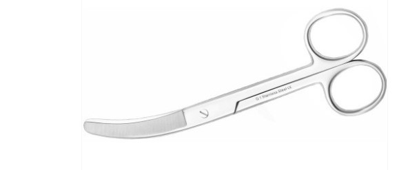 Nożyczki do pępowiny 16cm 1szt