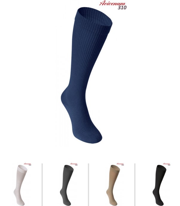 Podkolanówki Avicenum PHLEBO 310 AD rozm. 36-38 7007 antracyt z czubkiem zamkniętym
