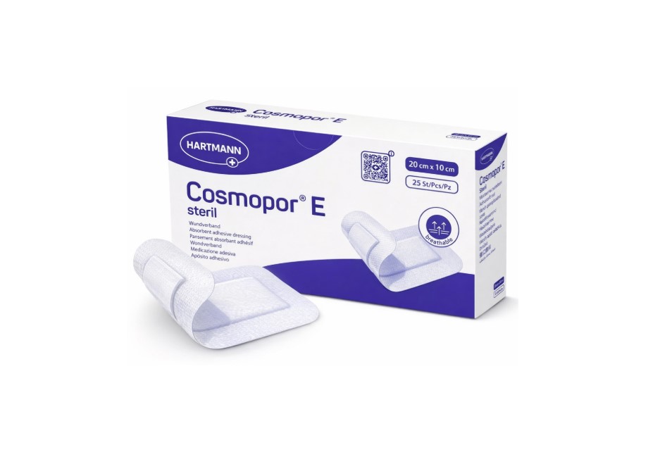 Opatrunek z wkładem chłonnym COSMOPOR E 10* 20cm 25szt