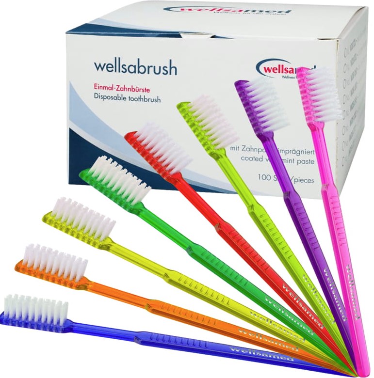 Szczoteczki j.u. Z PASTĄ 100szt