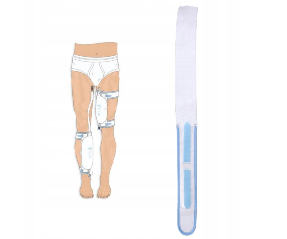 Pasek do mocowania worków na mocz na nogę 1szt