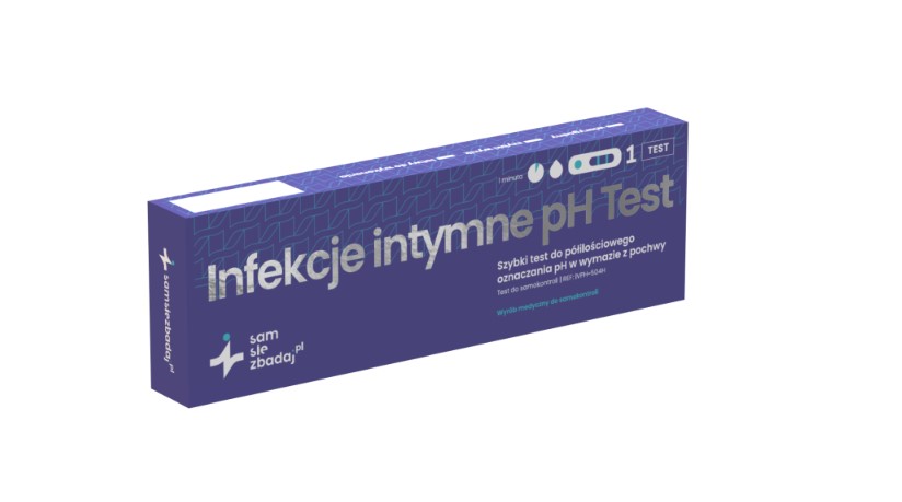 Test PH do wykrywania infekcji intymnych i zapalenia pochwy