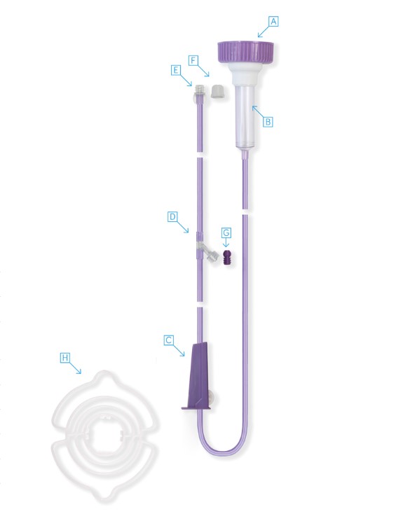 Flocare zestaw grawitacyjny do butelek REF 590070