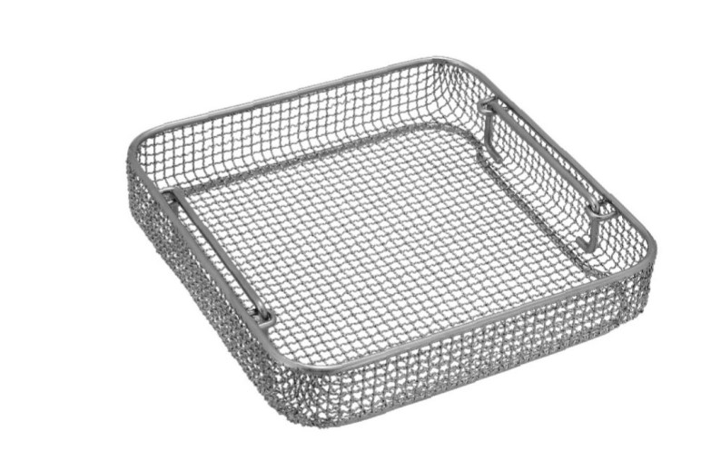 Pojemniki do sterylizacji kosz z siatki drucianej 240x250x60