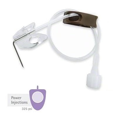 Igła do portu SURECAN Braun 0,7x12mm 22G REF 04448375 typu Hubera ze skrzydełkami i drenem