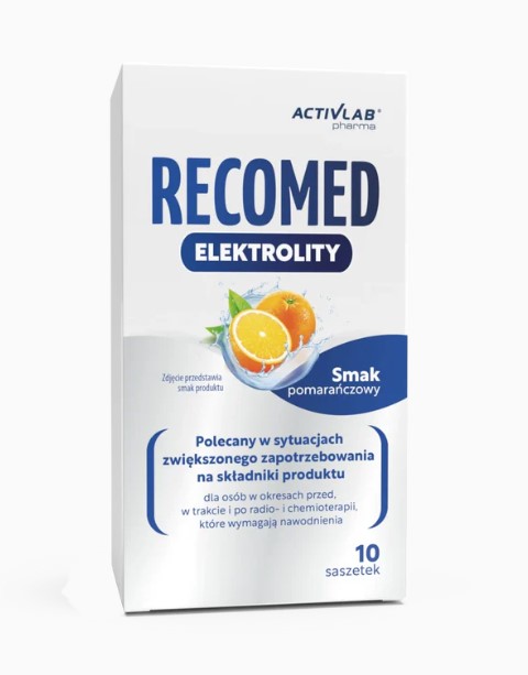 RecoMed elektrolity 10x14g smak pomarańcza
