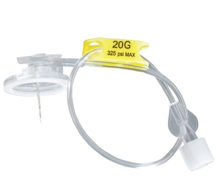Igła do portu SURECAN SAFETY II Braun 0,9x20mm 20G REF 04447006 typu Hubera ze skrzydełkami i drenem