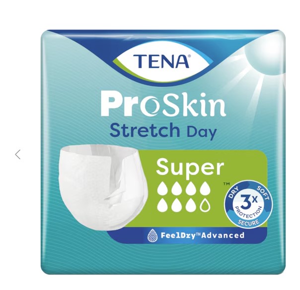 Pieluchomajtki TENA Stretch ProSkin Day M 10szt