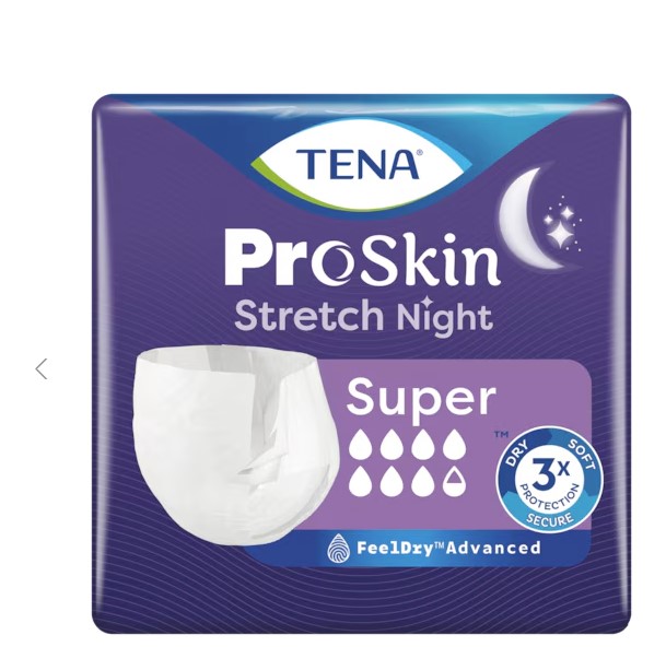 Pieluchomajtki TENA Stretch ProSkin Night M 30szt