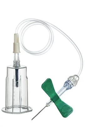 Igła motylek bezpieczna 21G 0,8* 19mm z wężykiem 7,5 19cm 35szt Vacuette Greiner REF 450085v1